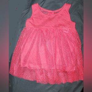 Pink Layered Tulle  Summer Shirt Size 2T